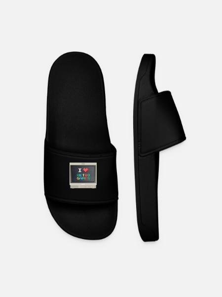 PVM Lover - Retrogames (Beige) - Men’s Pool Sliders - black