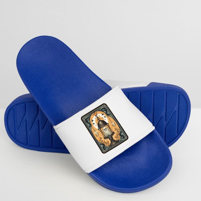 Ghost in a cage Tarot cage Men’s Pool Sliders