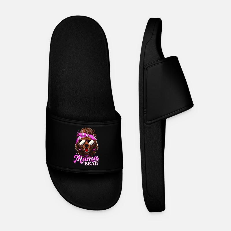 Mama Bär - Sonnenbrille - Männer Badelatschen - Schwarz