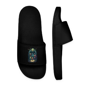 Mes amis monstres - Claquettes Homme - noir - Devant