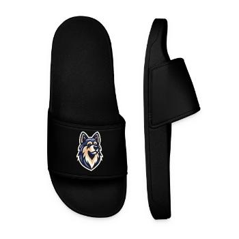 Chasseur de loups nocturnes - Claquettes Homme - noir - Devant