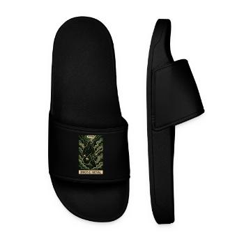 Drone Metal (Card XVIII) - Men’s Pool Sliders - black - Front