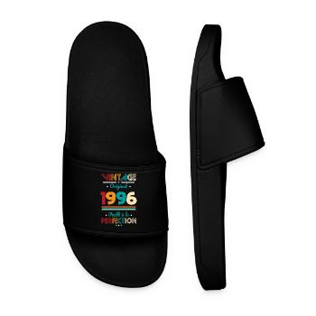 1996 – Vintage – Aged to perfection - Men’s Pool Sliders - black - Front