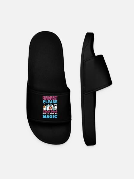 Pharmacist Pharmaceutical Technical - Men’s Pool Sliders - black