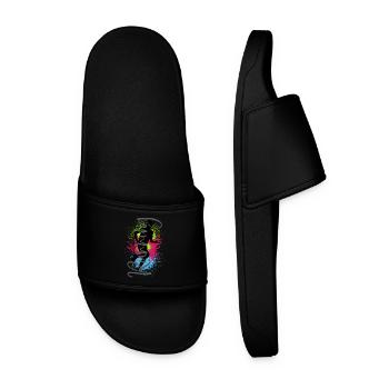 Running Sport Jogger Runner Racing Running Jogging - Men’s Pool Sliders - black - Front