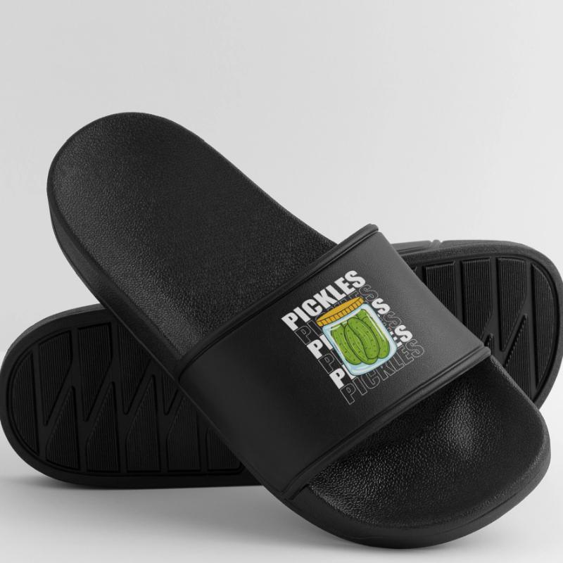 Concombre Cornichon de concombre Claquettes Homme