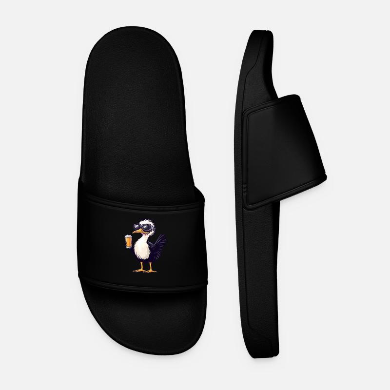 Strauss après-ski beer - Men’s Pool Sliders - black