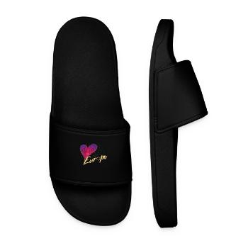 Europe femelle - Claquettes Homme - noir - Devant