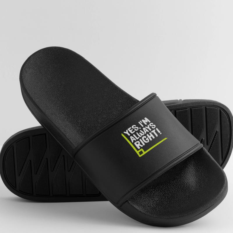 I am right! Mathematician math math Men’s Pool Sliders