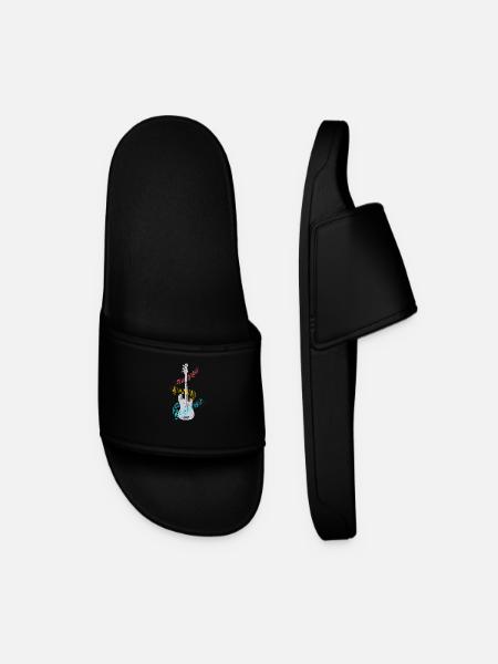 Bass guitar electric guitar - Men’s Pool Sliders - black