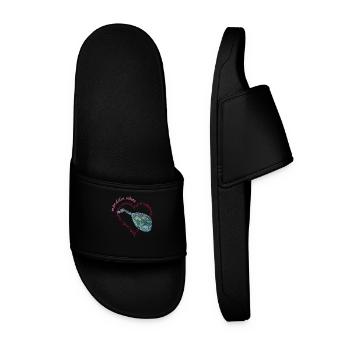 mandoline e 115 - Männer Badelatschen - Schwarz - Vorne