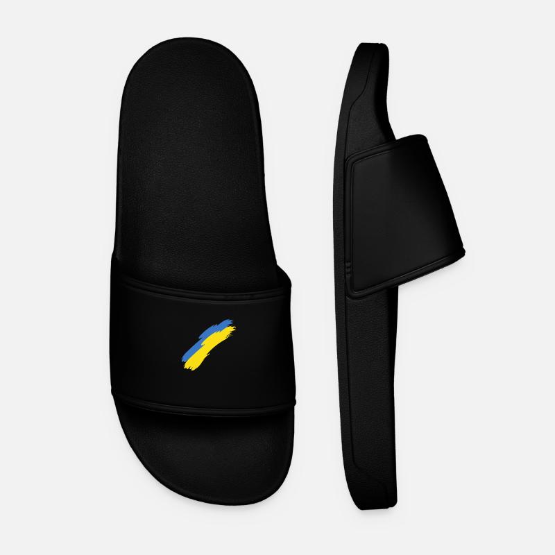 Ukraine - Männer Badelatschen - Schwarz