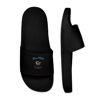 Maman 2023, Amour superpuissant, paresseux - Claquettes Homme - noir - Devant