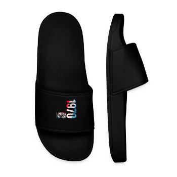 1970 Limited Edition 1970 Birthday Gift - Men’s Pool Sliders - black - Front
