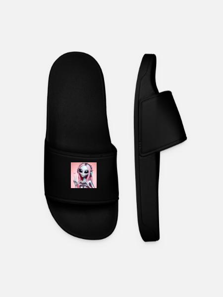 Alien en paix - Claquettes Homme - noir