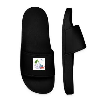 Récif corallien - Claquettes Homme - noir - Devant