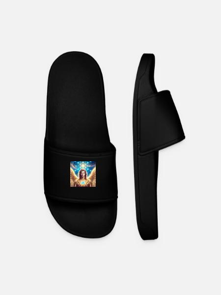 Metatron Angel - Men’s Pool Sliders - black