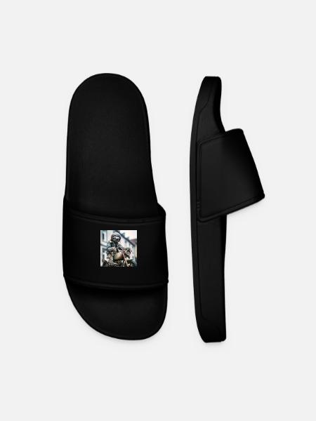 Sloth Wanderer Gentelmen Biker - Men’s Pool Sliders - black