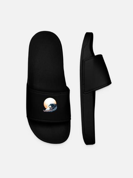 Surfer au soleil - Claquettes Homme - noir