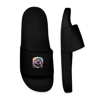 Muscles du tigre - Claquettes Homme - noir - Devant