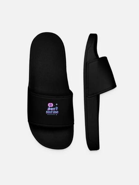 Dont Text me - Men’s Pool Sliders - black