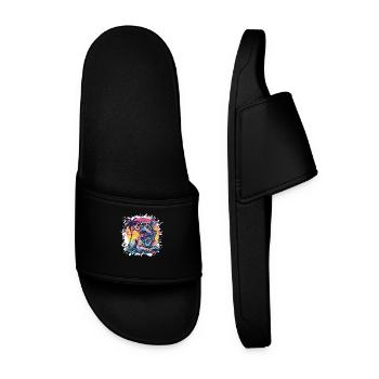 Pig Summer Wild Boar - Men’s Pool Sliders - black - Front