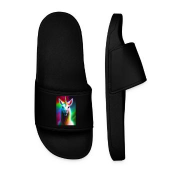 Unicorn - Men’s Pool Sliders - black - Front