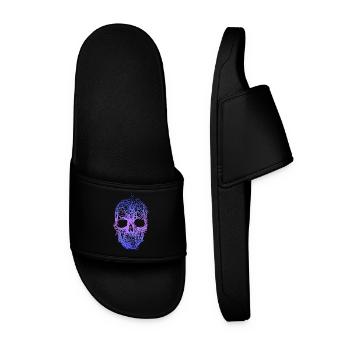 Symbole Tribal Mystique Fusion Ornement Traditionnel - Claquettes Homme - noir - Devant