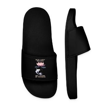 Quête principale retardée | Koi Viewing Zen Pond - Claquettes Homme - noir - Devant