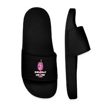 HOLIDAY FASHION - Men’s Pool Sliders - black - Front