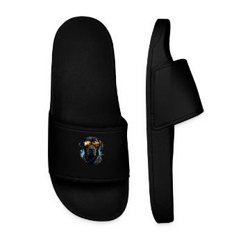 Urban Retriever: Streetwise Labrador Vibes - Claquettes Homme - noir - Devant