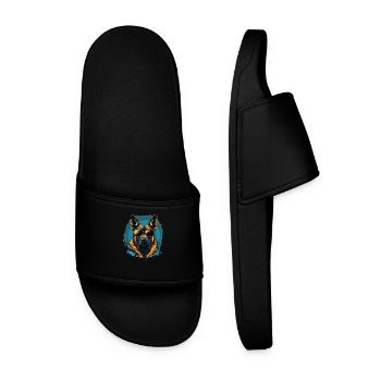 Urban Guardian: Sheepdog street vibes - Claquettes Homme - noir - Devant