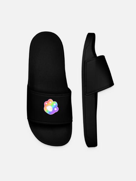 Pride Paw - Männer Badelatschen - Schwarz