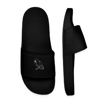 Corbeau 3 - Claquettes Homme - noir - Devant