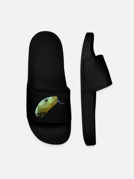 Snake Snakehead - Men’s Pool Sliders - black