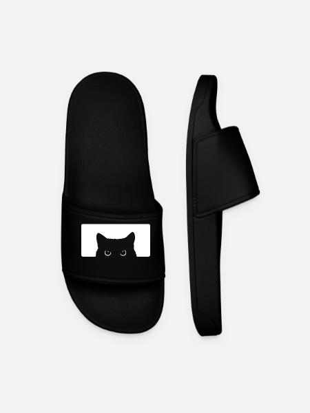 Cat look cat look - Men’s Pool Sliders - black