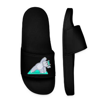Hippopotamus Yoga Gymnastique - Claquettes Homme - noir - Devant
