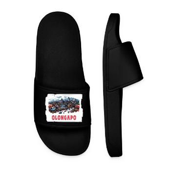 Olongapo ville Philippines vacances skyline - Claquettes Homme - noir - Devant