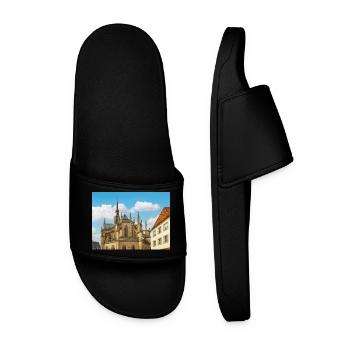 St. Mary's Church (Marienkirche) Osnabrück - Men’s Pool Sliders - black - Front