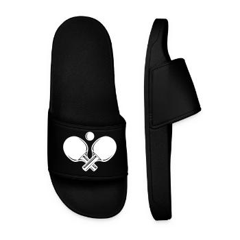 Tennis de table Sports Raquettes de tennis de table - Claquettes Homme - noir - Devant