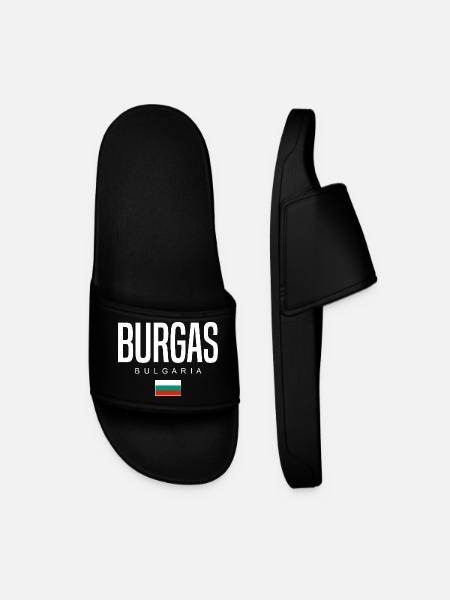 Burgas Bulgaria - Men’s Pool Sliders - black