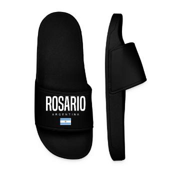 Rosario Argentinien Argentinier - Männer Badelatschen - Schwarz - Vorne