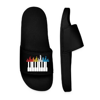 Cadeau du pianiste pianiste - Claquettes Homme - noir - Devant