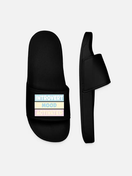 Introvert - Men’s Pool Sliders - black