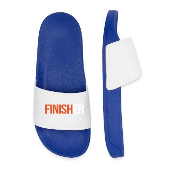 Finisher T-shirt sport sportifs à personnaliser - Claquettes Homme - bleu roi - Devant