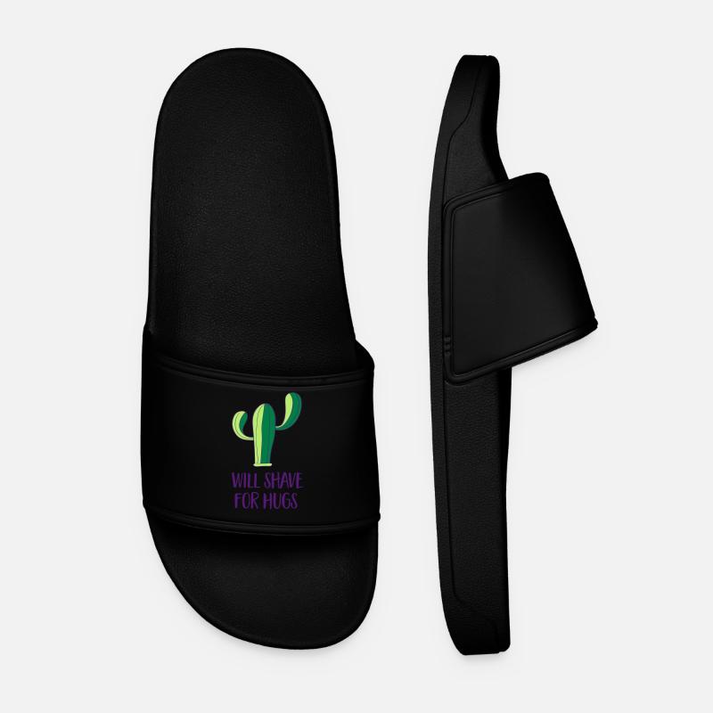 Cactus - Shave - Men’s Pool Sliders - black