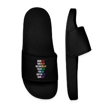 Mois de la fierté LGBT - Mongay, mardi... - Claquettes Homme - noir - Devant