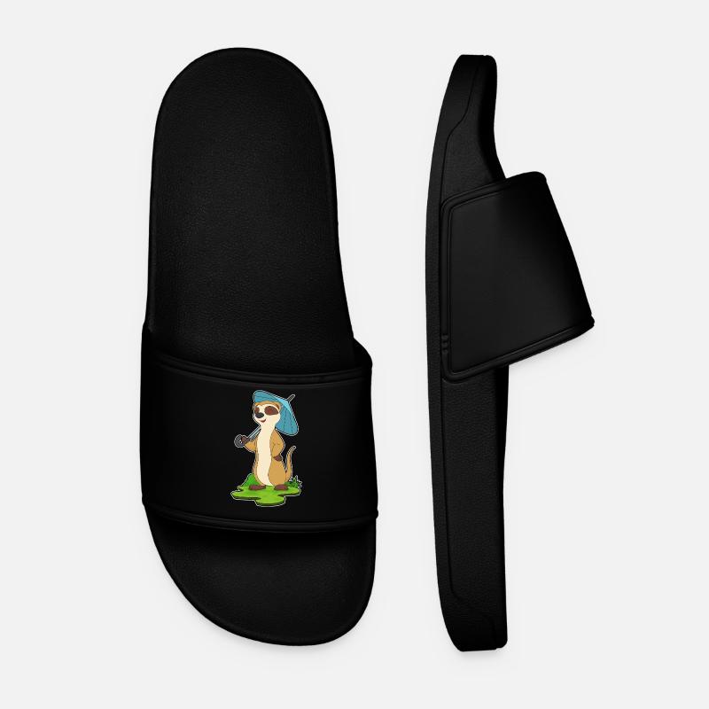 Parapluie Suricate - Claquettes Homme - noir