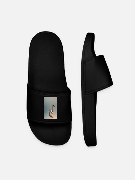 bouclier - Claquettes Homme - noir