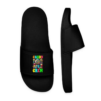 Candy Crew Décoration Candy Lover Sweet Tooth - Claquettes Homme - noir - Devant